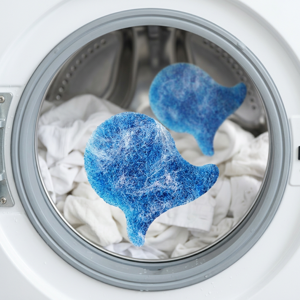 FurFree Laundry pet hair catcher inside a washing machine